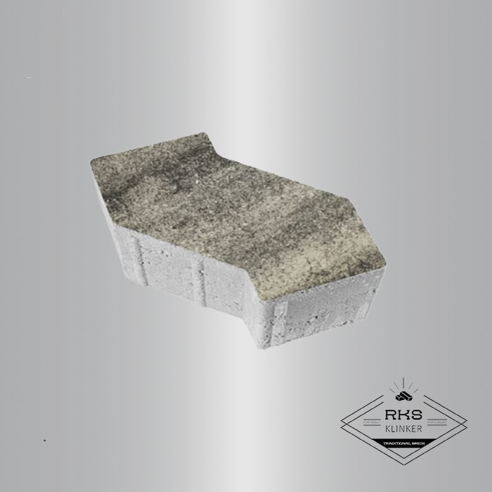 Тротуарная плитка S-ФОРМА - В.3.Ф.10, Листопад гладкий, Антрацит в Саратове